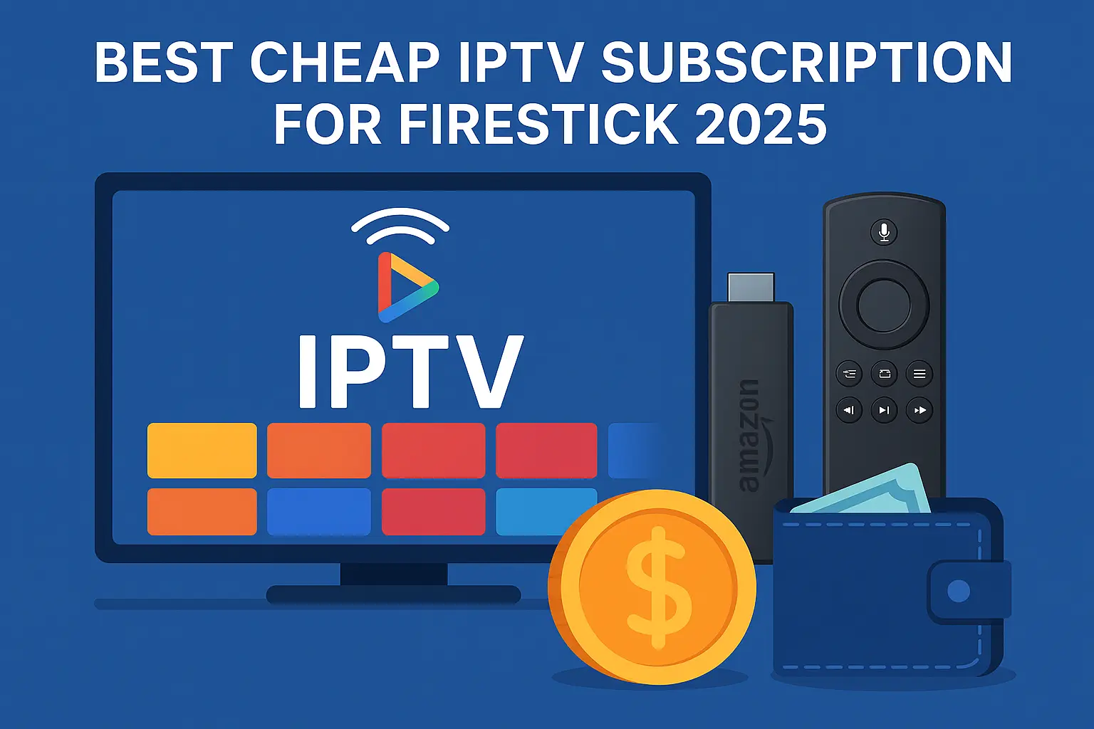 Comparison of popular cheap IPTV subscription services for Firestick in 2025, showing streaming devices, TV channels, and value pricing.