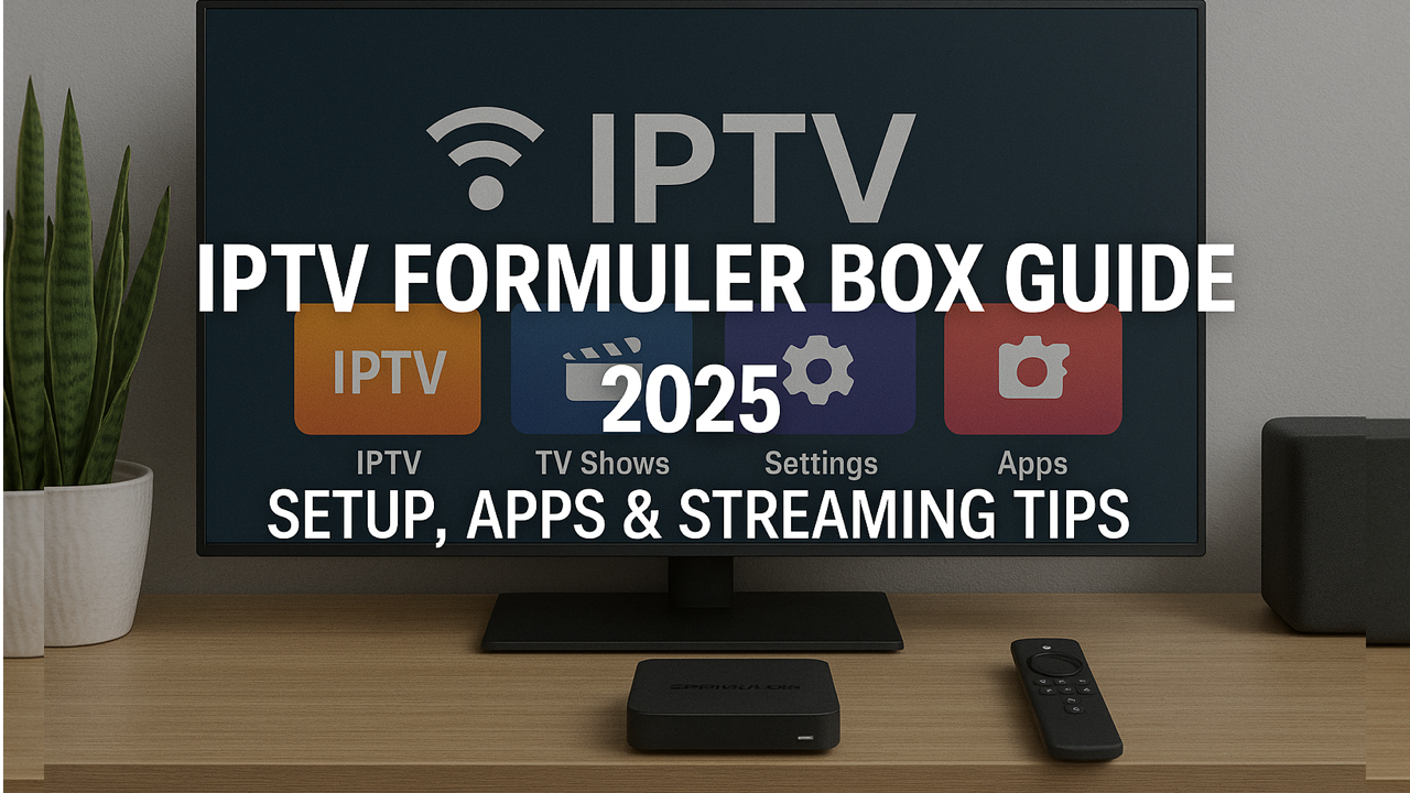 IPTV Formuler Box Guide 2025 Installation Appar Och Streamingtips