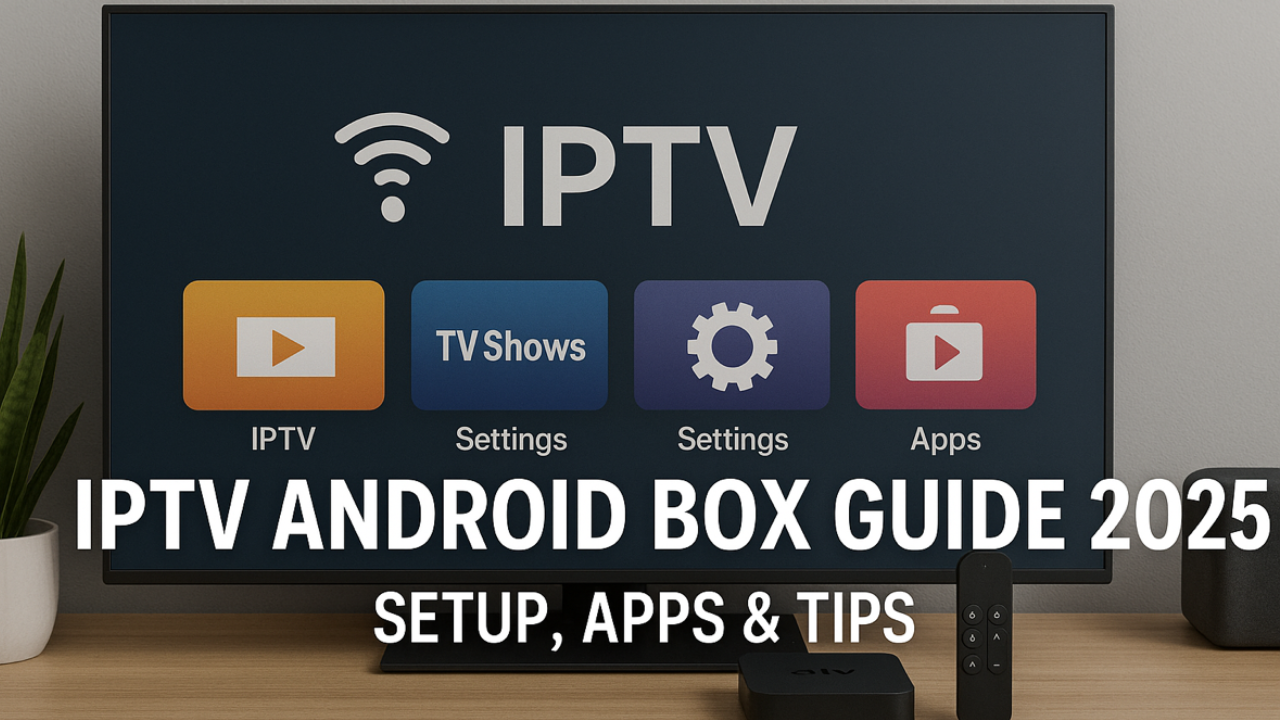 Android Box IPTV – Guide complet d'installation d'Android TV Box pour IPTV en HD et 4K