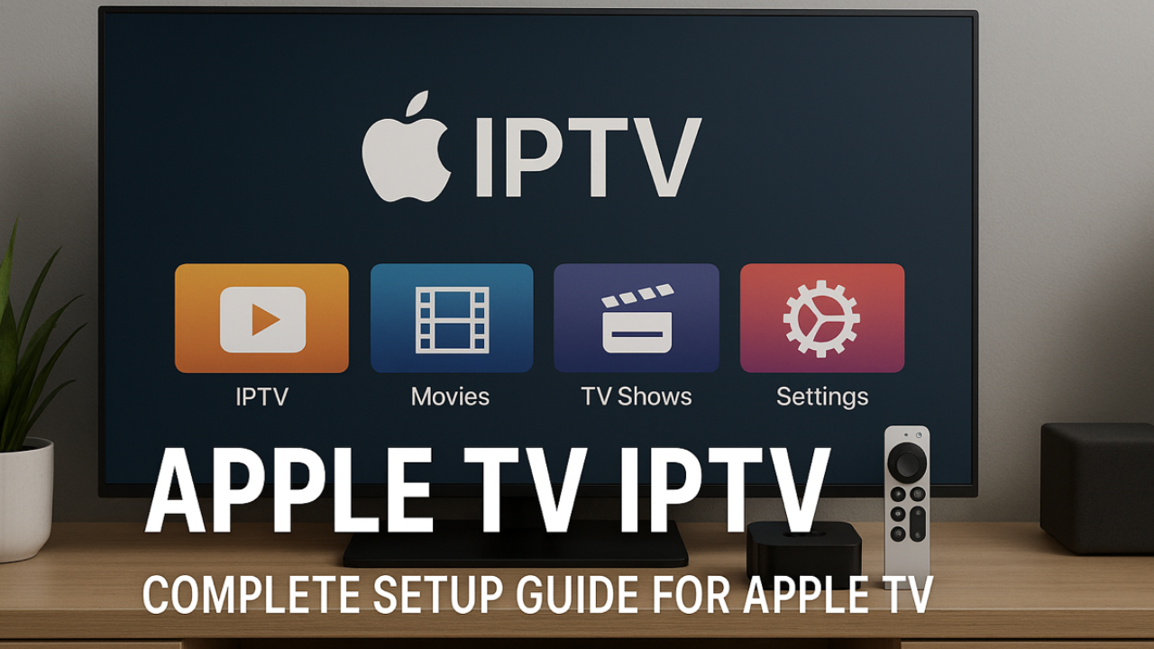 Apple TV IPTV – Guide complet de configuration Apple TV pour IPTV en HD et 4K
