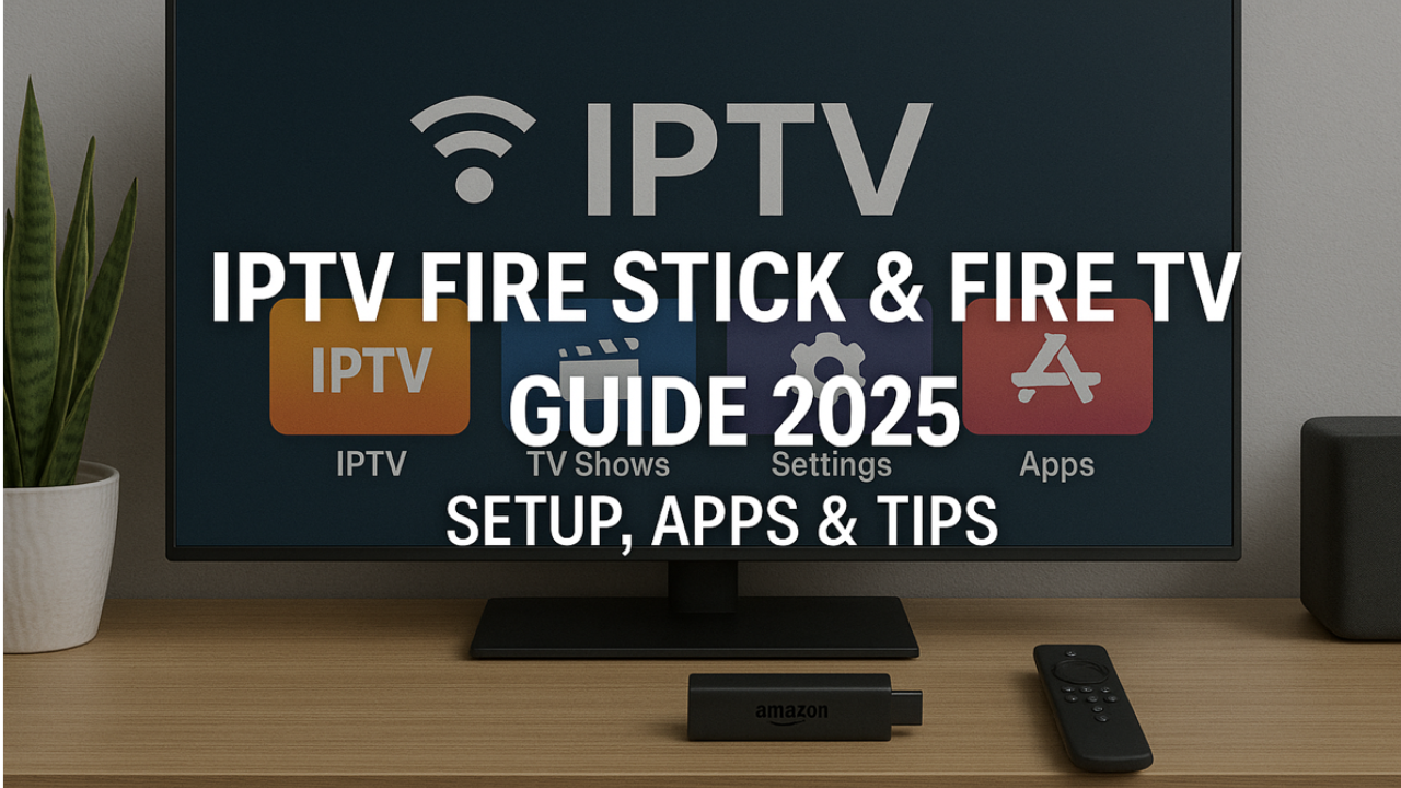 Fire Stick IPTV – Guide complet d'installation d'Amazon Fire TV pour IPTV en HD et 4K
